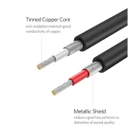 Кабель мультимедійний 2xRCA M to 2xRCA M 2.0m AV104 black UGREEN (10518) - 11