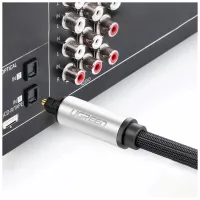 Кабель мультимедійний Optical Toslink 1.5m AV108 black Ugreen (10542) - Зображення 5