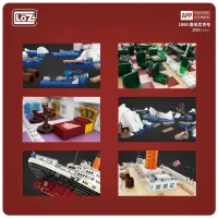 Конструктор LOZ mini Титанік без фігурок (1060) - 4