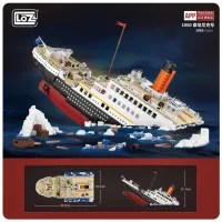 Конструктор LOZ mini Титанік без фігурок (1060) - 5