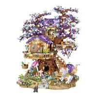 Конструктор LOZ mini Будиночок ельфа на дереві без фігурок (1065) - 1