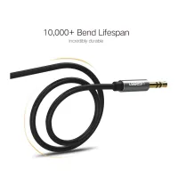 Кабель мультимедійний 3.5mm M to 3.5mm M 3.0m AV119 black Ugreen (10736) - 6