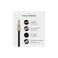 Кабель мультимедійний 3.5mm M to 2xRCA M 1.0m AV116 black Ugreen (10749) - Зображення 6