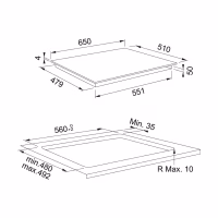 Варочна поверхня Franke Maris FMA 654 I F BK (108.0606.111) - Image 3