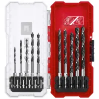 Набір свердл Einhell по дереву 10шт, 3-8мм, кейс (108733) - 7