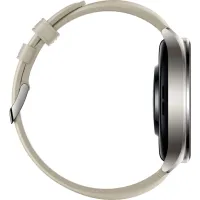 Смарт-годинник Xiaomi Watch 2 Titan BHR9306GL Gray Case White Leather Strap (1093970) - 4