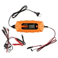 Зарядний пристрій для автомобільного акумулятора Neo Tools 4A/70Вт, 3-120Ah, для кислотних/AGM/GEL (11-891) - 1