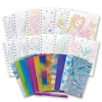 Набір для творчості Nebulous Stars Скетчбук Фантазійне мистецтво з фольги (11025) - 3