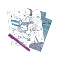 Набір для творчості Nebulous Stars Скетчбук Фантазійне мистецтво з фольги (11025) - 4