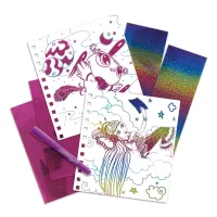 Набір для творчості Nebulous Stars Скетчбук Фантазійне мистецтво з фольги (11025) - 5