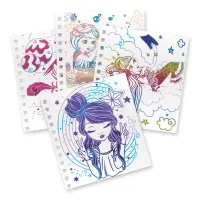 Набір для творчості Nebulous Stars Скетчбук Фантазійне мистецтво з фольги (11025) - 7