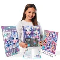 Набір для творчості Nebulous Stars Розмальовка Айседора чорні аркуші (11136) - 7