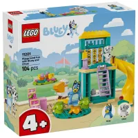 Конструктор LEGO Bluey Веселощі з Блуї та Хлоєю на ігровому майданчику (11201) - 1