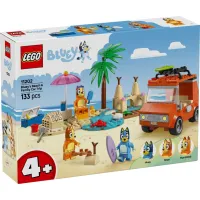 Конструктор LEGO Bluey Пляж і сімейна поїздка на автомобілі Блуї (11202) - 1