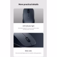 Мышка Xiaomi Dual-mode Wireless Mouse 2 Black (BHR8850GL) (1122318) - Image 8