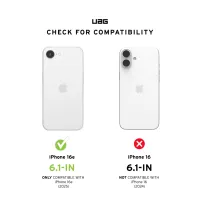 Чохол до мобільного телефона UAG iPhone 16E (4th Gen, 2025), Essential Armor MagSafe, Rose (114496114C4C) - 7