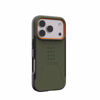 Чохол до мобільного телефона UAG iPhone 17 Pro Civilian MagSafe Olive/Orange (114545117297) - Image 4