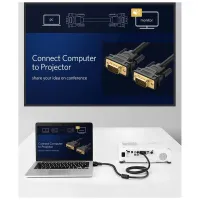 Кабель мультимедійний VGA M to VGA M 3.0m VG101 black Ugreen (11631) - 6