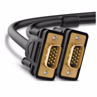 Кабель мультимедийный VGA M to VGA M 2.0m VG101 black Ugreen (11646) - Image 2