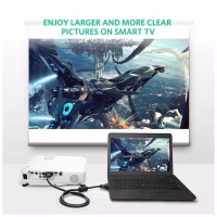 Кабель мультимедийный VGA M to VGA M 2.0m VG101 black Ugreen (11646) - Image 5