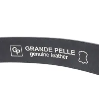 Ремінь Grande Pelle Брючний з натуральної шкіри Чорний (11676) - Изображение 6
