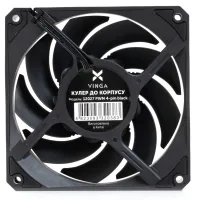 Кулер до корпусу Vinga 12027 PWM 4-pin black - 3