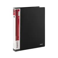 Папка на кільцях Axent А4 з 4-ма кільцями 700 мкм 35 мм Чорна (1208-01-A) - Зображення 2