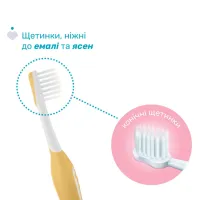 Детская зубная щетка Chicco для первых зубьев, 6-36 мес., 2 шт. (8058664174713) (12082.11) - Изображение 3