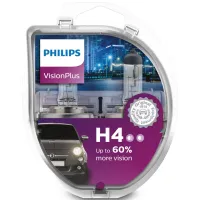 Автолампа Philips H4 VisionPlus, 2шт (12342VPS2) - 4