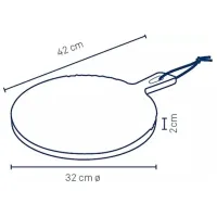 Дошка для нарізання Kela Cosma 32х32 см бамбук (12435) - 2