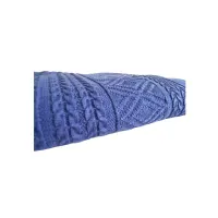 Плед Прованс в'язаний Ажурний лавандовий 170х130 см (12496) - 1