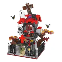 Конструктор LOZ mini Будинок із привидами без фігурок (1251) - 1