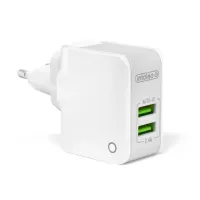 Зарядний пристрій Intaleo TCA242 (2USB2,4A) (white) (1283126477492) - 1
