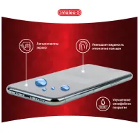 Скло захисне Intaleo Full Glue Glass Samsung A50 Black (1283126491641) - 5