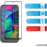 Скло захисне ACCLAB Full Glue Xiaomi Redmi Note 10 Lite Black (1283126517938) - 5