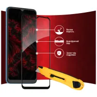 Скло захисне Intaleo Full Glue Tecno Pop 5 LTE (1283126535376) - Зображення 4