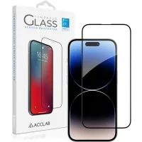 Стекло защитное ACCLAB Full Glue ESD Apple iPhone 14 Pro Black (1283126542046) - Изображение 1
