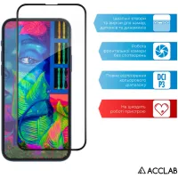 Скло захисне ACCLAB Full Glue ESD Apple Iphone 13/13 Pro Black (1283126542527) - Зображення 5
