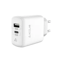 Зарядний пристрій ACCLAB AL-TC220 (1xUSB, 1xType-C) (1283126556494) - 1