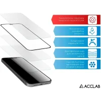 Скло захисне ACCLAB Full Glue Moto G84 Black (1283126582332) - 4