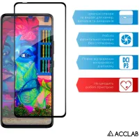 Скло захисне ACCLAB Full Glue Moto G72 Black (1283126583025) - Зображення 5