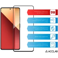 Скло захисне ACCLAB Full Glue Xiaomi Redmi Note 13 Pro 4G Black (1283126583780) - 3