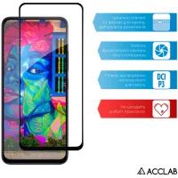 Скло захисне ACCLAB Full Glue Xiaomi Redmi 13 Black (1283126592904) - 5