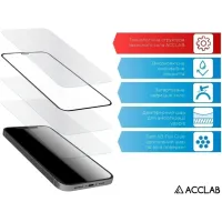 Скло захисне ACCLAB Full Glue Apple iPhone 16 Pro Black (1283126593277) - 4