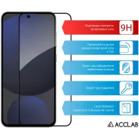 Скло захисне ACCLAB Full Glue Samsung S24FE Black (1283126594830) - 3