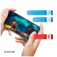 Скло захисне ACCLAB Full Glue Oppo A3x Black (1283126598890) - 6