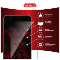 Скло захисне Intaleo Full Glue Samsung Galaxy S25 Black (1283126607899) - 3