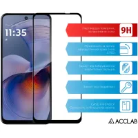 Скло захисне ACCLAB Full Glue Motorola G55 Black (1283126613210) - 3