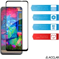 Скло захисне ACCLAB Full Glue Motorola G55 Black (1283126613210) - 5