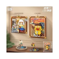 Конструктор LOZ mini Об'ємна картина Служниця зі глечиком молока без фігурок (1289) - 3